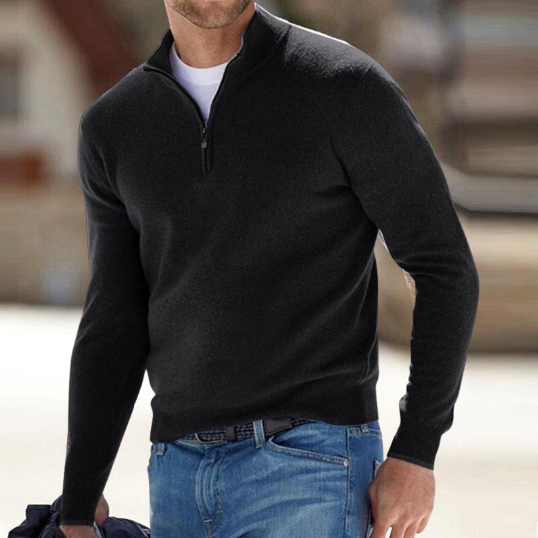 Harron | Premium Half Zip Sweater
